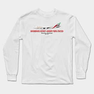 Boeing B747-400F/ER/SCD - Emirates SkyCargo Long Sleeve T-Shirt